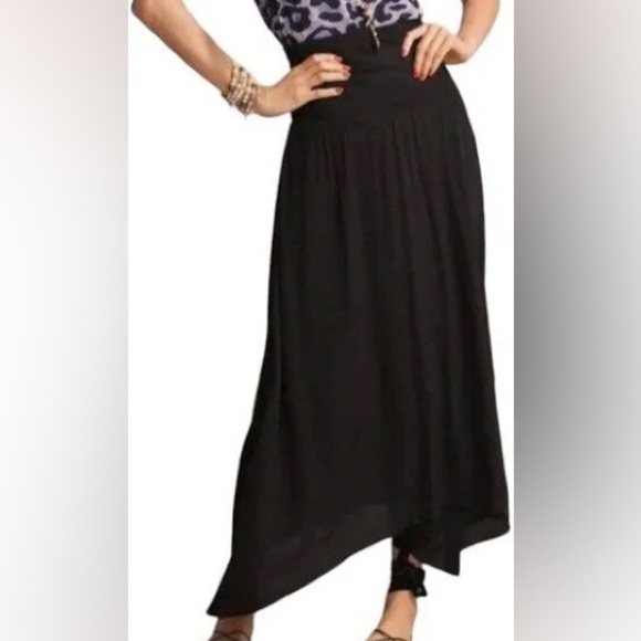CAbi Woman’s Black 5512 Convertible Cruise Maxi Skirt Midi Dress Size XSmall - Picture 1 of 11